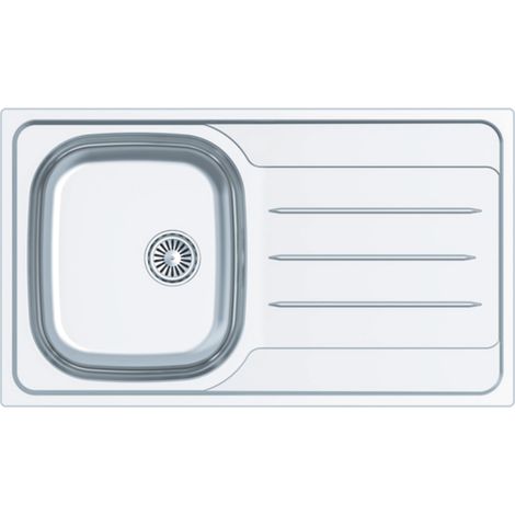Cata CDP-1 REV /A - Fregadero De Cocina Acero 86 Cm 1 Cubeta 1 Escurridor