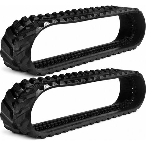 Paire de Chenilles Caoutchouc Renforcé E350x52.5x88K pour Engin Mini-Pelle - 35052588K (1/2)