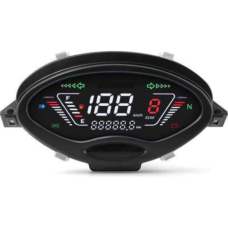 Compteur de vitesse numérique LCD pour moto - Affichage des carburants - Pour 125 X & D WAVE125 Wave125S (1/5)