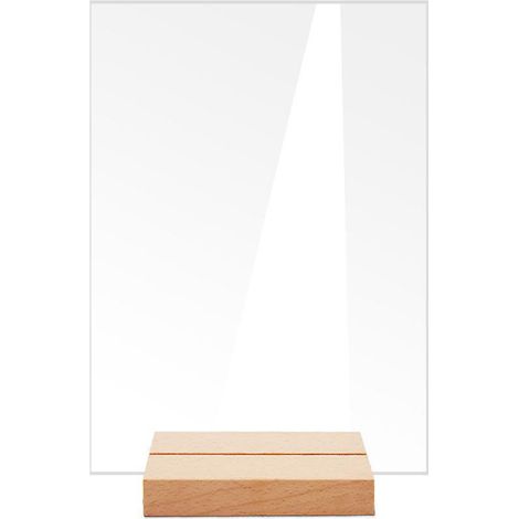 panneaux De Table Rectangulaires En Acrylique - Avec Base - Grand, Panneaux De Table De Mariage, Panneaux De Table, Cocktail Diy, Panneaux De Sige (1/5)