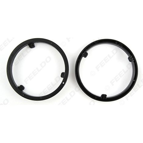 Front and rear speaker gaskets suitable for Mitsubishi Lancer EX/Outlander 2007+, special speaker gaskets for car audio upgrades.
