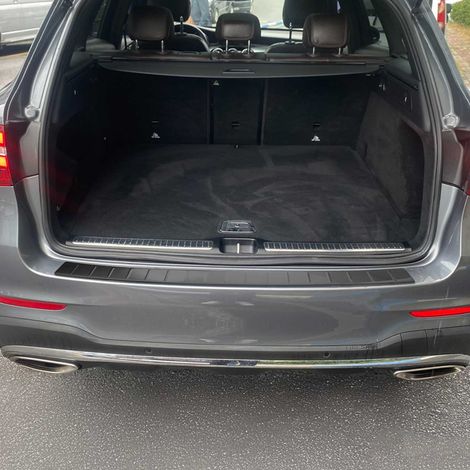 OMAC Ladekantenschutz Stoßstangenschutz für Mercedes GLC X253 2015-2022 – Edelstahl dark Chrom (1/5)