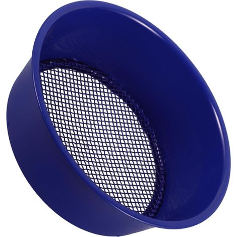 Tamis à Terre Métallique Bleu pour Jardinage, Outil de Tamisage en Fer Facile à Utiliser Nettoyer, pour Filtrer Les Particules de Sol Pierres en Jardin (1/5)