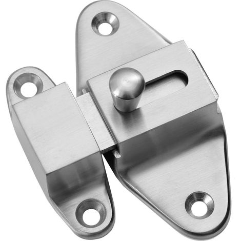 V4A Edelstahl Schubriegel Türriegel groß Türbeschlag Toilettenriegel Türverschluss (1/4)