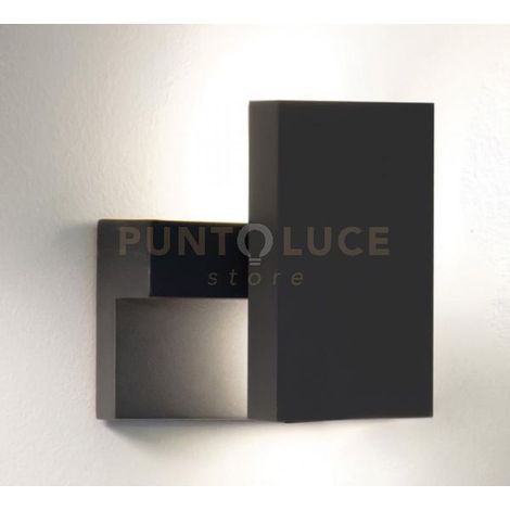 E199 Applique a parete per esterni colore grafite a LED 10W 3000K810LM