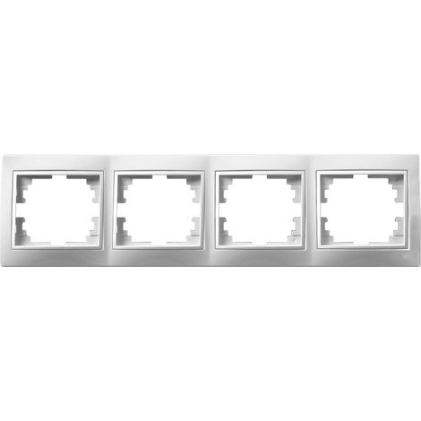 MARCO HORIZONTAL PARA 4 ELEMENTOS BLANCO 296x81x10mm S.EUROPA SOLERA ERP74U