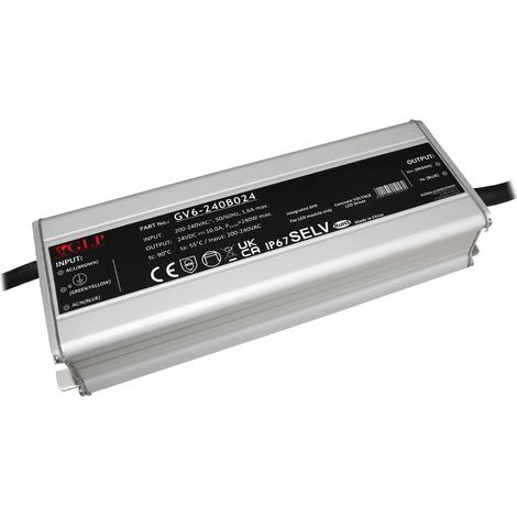 GLP GV6-240B024 LED Netzteil 240W 24V 10A IP67 Schaltnetzteil CV (1/2)