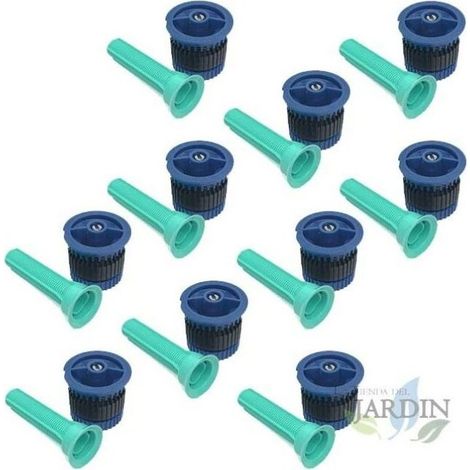 10 x Düsen HE-Van-10 für Rain Bird-Bewässerungssprinkler, hohe Effizienz und Wassereinsparung. 3 m Reichweite, blau
