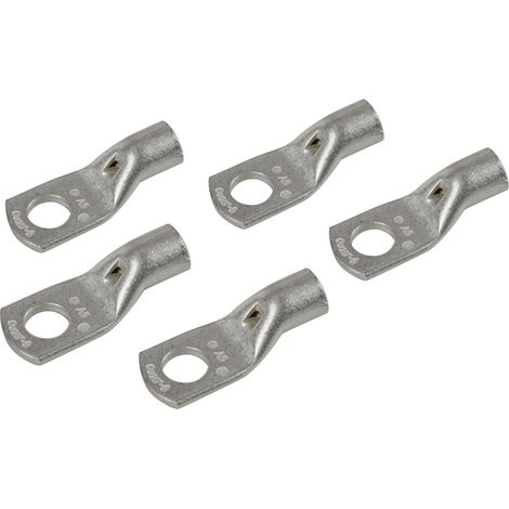 Set 5 pz capicorda da graffare in rame stagnato - sezione 25 mm² - foro 8 mm (1/3)