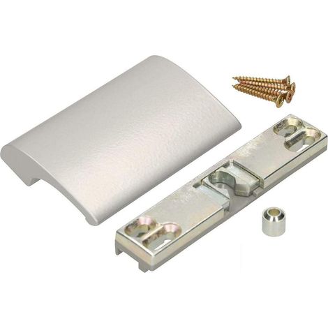 KOTARBAU Poignée de porte de balcon - En aluminium argenté - Poignée de porte de balcon - Sécurité fumeur - Poignée universelle