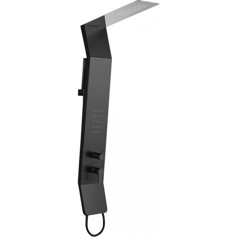 Mexen Yap pannello doccia, nero/cromo - 7612-02-77 (1/2)