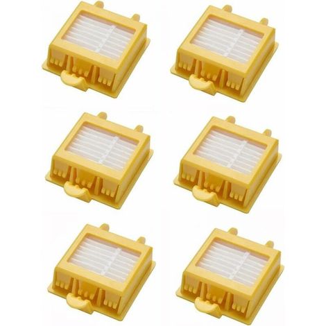 Kit de 6 pièces de rechange pour filtres et accessoires pour aspirateur Roomba iRobot 700 760 770 780 790 700- (1/5)