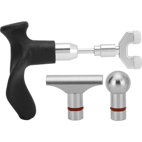 Kit de massage en profondeur des tissus, outil d'acupression à 3 têtes pour points de déclenchement, appareil de relaxation musculaire portable (1/5)