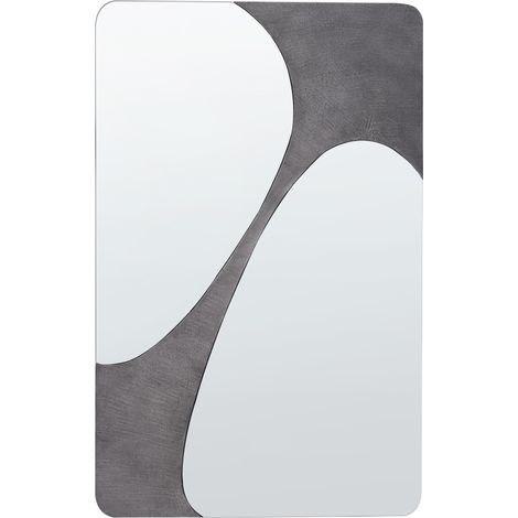 Espejo de pared de estilo moderno en color gris 70 x 110 cm Ormes