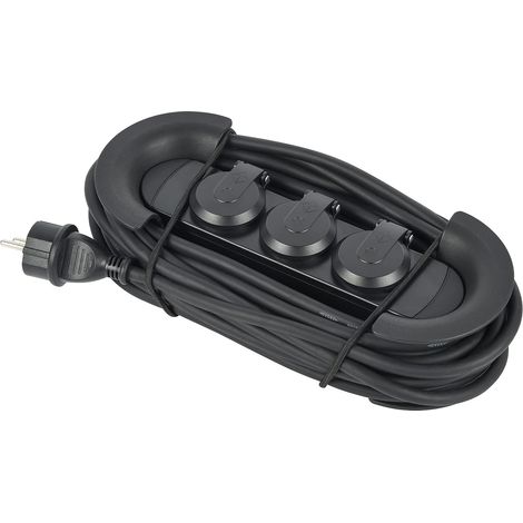 1 Bloc Multiprises, Câble 10M, 3 Prises 16A, IP44 IK09, Pour Chantiers Et Jardins (1/5)