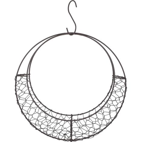 Crochet de suspension en métal noir forme S BESTonZON, panier suspendu (1/5)