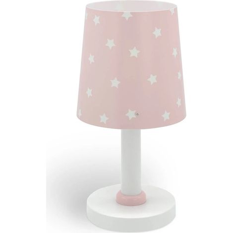 Lampe de table pour chambre d'enfant Star Light rose tendre - 82211S (1/4)