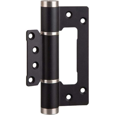 Butoir De Charniere - Aluminium - Pour Porte A Fermeture Automatique - Sans Rainure - 132 X 64 5 Mm - Noir - 1 Piece (1/5)