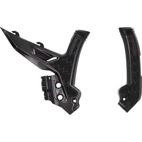 Protectores de chasis Acerbis X-grip para KTM EXC / EXC-F / XC-W '24-'25, SX / SX-F / XC / XC-F '23-'25, color negro.