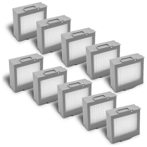 BARKBUSTERS Filtres HEPA de rechange pour aspirateur robot iRobot Roomba Max 705 Vac Plus 504 Vac (kit de 10 pièces détachées). (1/5)