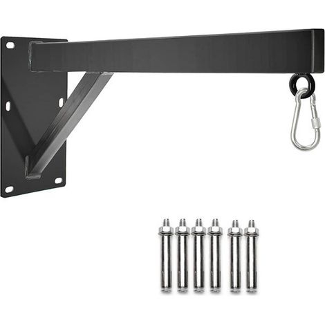 Boxsack-Aufhängehalterung – Wandmontage – Massiver Stahl – 60 cm – 150 kg Tragkraft