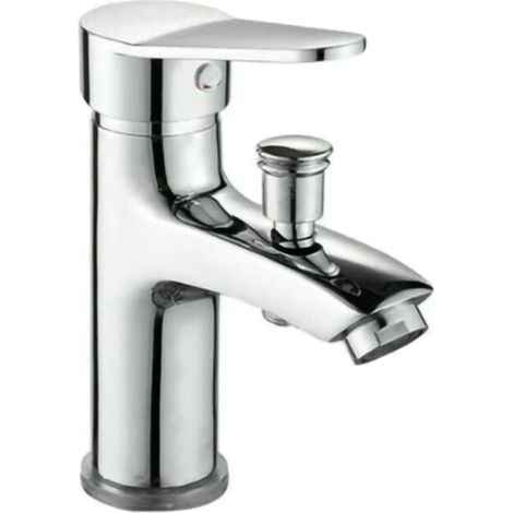 Mitigeur de douche Robinet de douche robinet monotrou à double usage chaud et froid Alliage