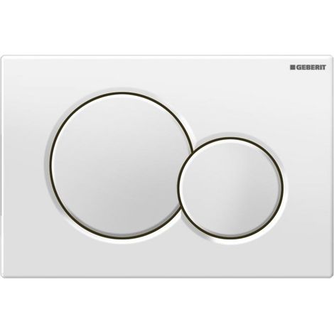 SIGMA 01 weiße Double-Touch-Betätigungsplatte (115.770.11.5)