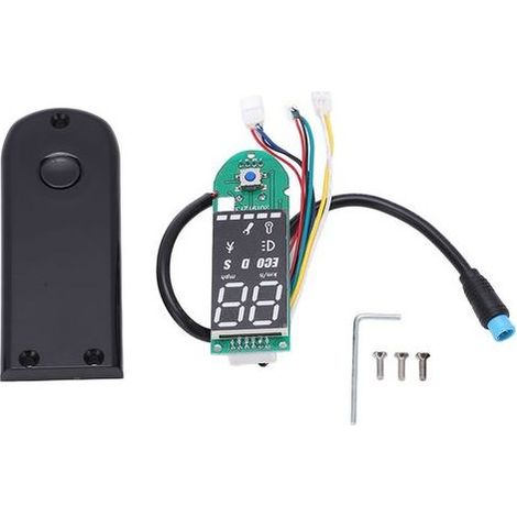 Assemblée de couverture de visage de tableau de bord d'affichage numérique de Bluetooth pour le scooter électrique de Ninebot MAX G30 (1/5)