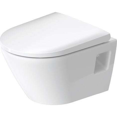 Duravit D-Neo - Inodoro suspendido Compact, Rimless, blanco 2587090000