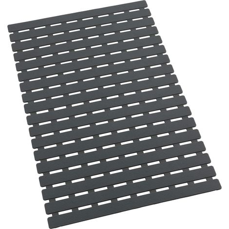 Tapis de Baignoire Arinos Gris Tapis de Baignoire antidérapant avec ventouses Gris (1/4)
