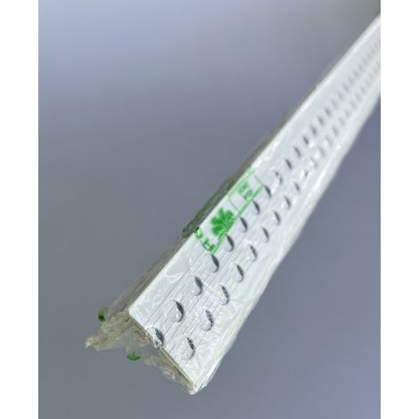 Baukom Spachtelprofil Kantenprofil 24 x 24 mm PVC 4 Stück Profil