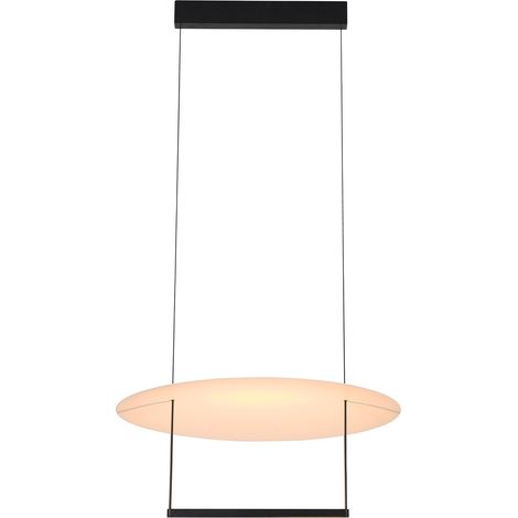 Suspension, Suspension LED SUN II medium 30W noire Ø600 Noir en Metal, MANTRA (1/5)
