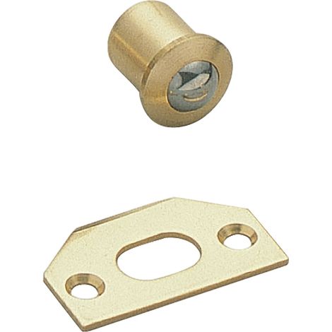 Lamp Kugelschnapper TS-S - Einbohrmontage, ø12 mm, hochwertig, Messing poliert (1/3)