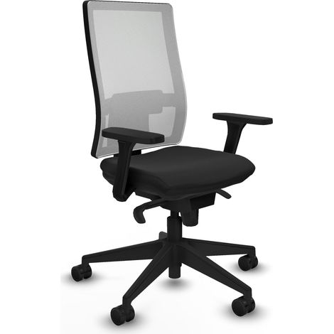 Sedia da ufficio piqueras y crespo Horna nero regolabile comoda