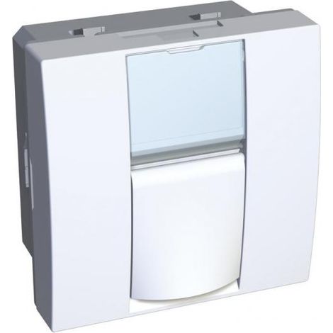 Prise RJ45 Cat6 FTP blanc polaire type 45 (45X45mm) ALTIRA SCHNEIDER ELECTRIC ALB44316N (1/2)