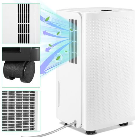 SWANEW Deumidificatore d'aria diurno con serbatoio estraibile 16 litri per per ambienti fino a 25m² controllo elettronico del livello di umidità (1/5)