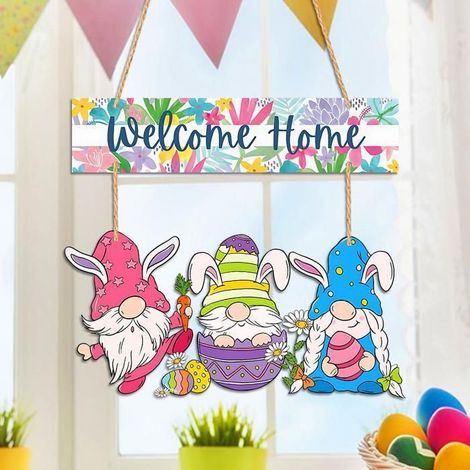 Pannello Sospeso Decorativo Decorazioni di Pasqua (1/5)