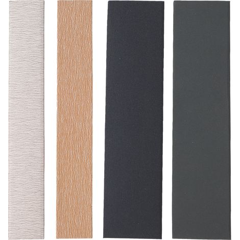 Barre de Ponçage pour Guitare 4 Pièces, Papier Abrasif Nivellement Manche Luthier Outil Réparation Fret M02519 15CM (1/5)