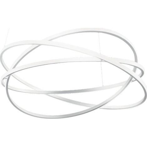 Lustre moderne gea luce atia sm b led suspension aluminium silicone