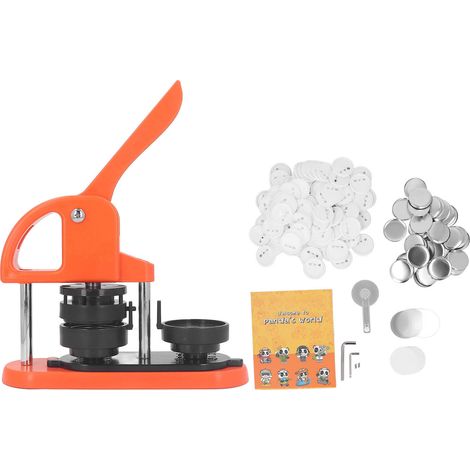 Machine à fabriquer des boutons, kit de presse à badges, à monter soi-même, détachable avec découpeuse circulaire de 58 mm (1/5)