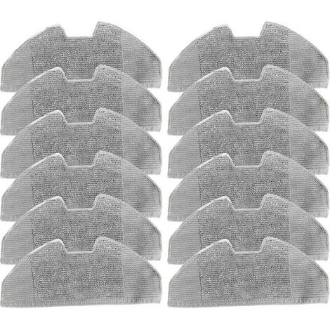12PCS Serpillière pour X8 Pro Serie X8 Pro Robot Aspirateur Spare de remplacement Lavable and Reusable (1/5)