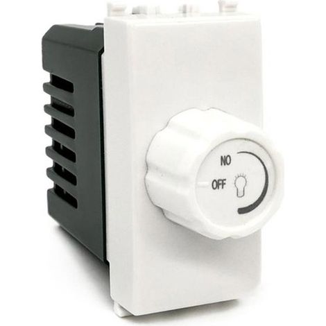 Interruttore dimmer compatibile con Living Light International Air regolatore controller con manopola per luci illuminazione led 500 watt 230V bianco (1/3)