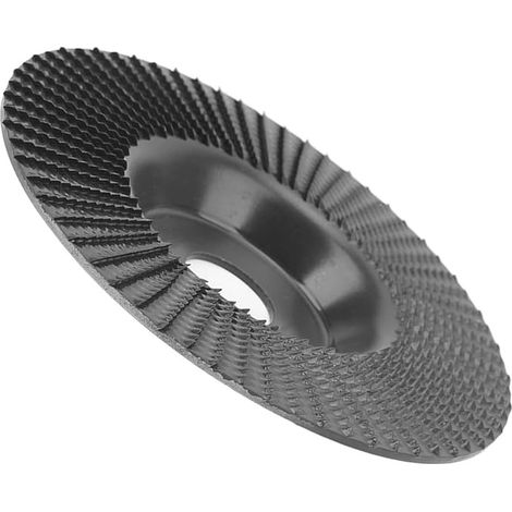 Disco per intaglio del legno, disco per smerigliatrice, mola abrasiva in carburo di tungsteno da 125 mm, disco abrasivo per intaglio e lavorazione del legno (nero), mola per lucidatura (1/5)
