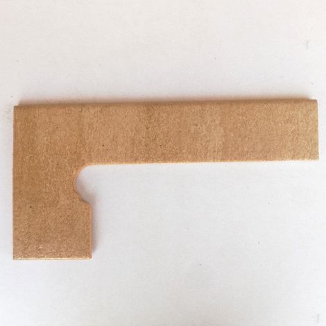 Battiscala sinistro klinker per serie esmaltados columbia colore beige - 1pz (1/2)