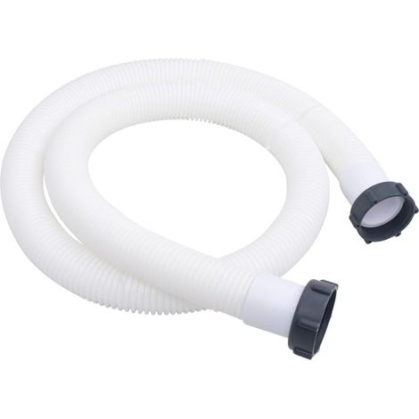 Tuyau d'aspiration de piscine 180 cm – Diamètre 38 mm – Raccord fileté interne – Plastique pour usage extérieur (1/3)