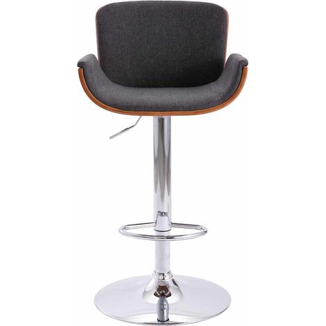 Maison Exclusive - Barhocker Grau Stoff (1/5)