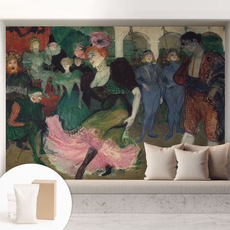 Papier peint intissé décoratif pour salon chambre et cuisine Facile à poser avec colle Danse de bal 208x146 cm (1/5)