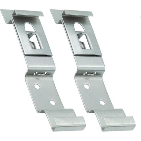 XEPHO Pack 2 Unites Porte Plaque Immatriculation 120x25 mm  Support Plaque Immatriculation Voiture Universel en Acier INOX  Plaque Immatriculation Voiture, Remorque e Camion (1/3)
