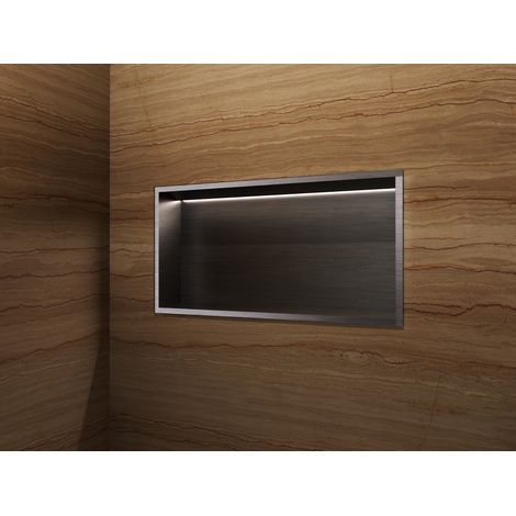 MEDIMEX HOR005/BGM OCEANIC Hornacina Con Led 63x33 Black Gun Metal - ref: HOR005/BGM (1/2)