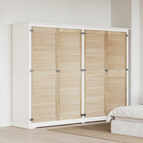 vidaXL Schranktür 4 pcs Natur 170 x 2,1 x 59,5 cm Massives Kiefernholz (1/5)